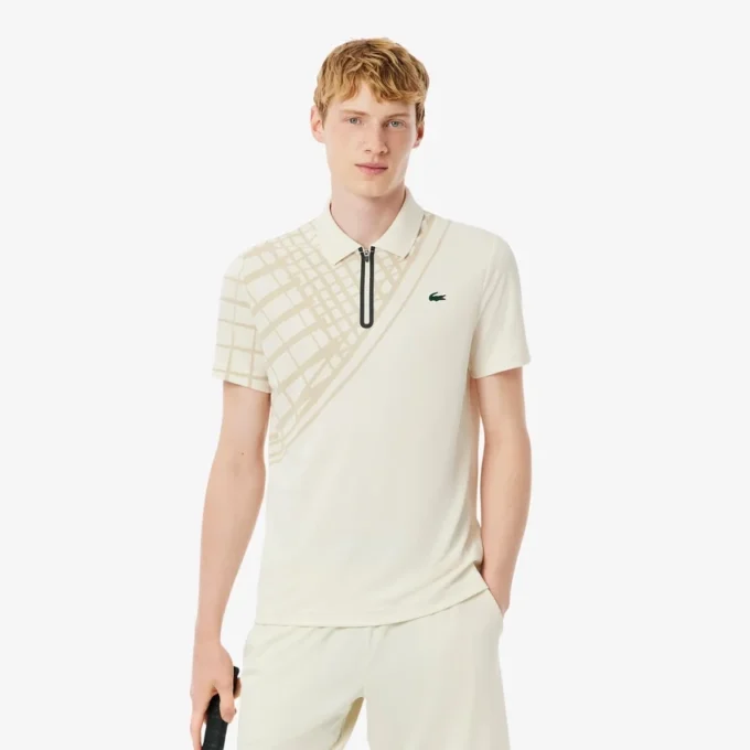 Polo da tennis slim fit stampata Ultra Dry da uomo Polo da tennis slim fit stampata Ultra Dry da uomo
