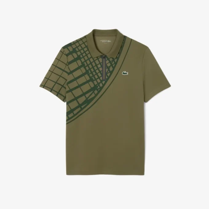 Polo da tennis slim fit stampata Ultra Dry da uomo Polo da tennis slim fit stampata Ultra Dry da uomo