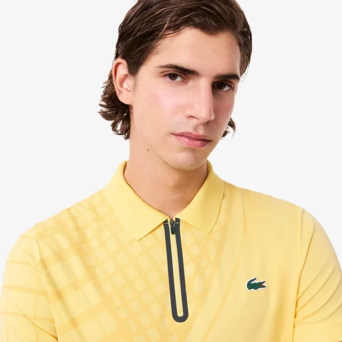 Polo da tennis slim fit stampata Ultra Dry da uomo Polo da tennis slim fit stampata Ultra Dry da uomo