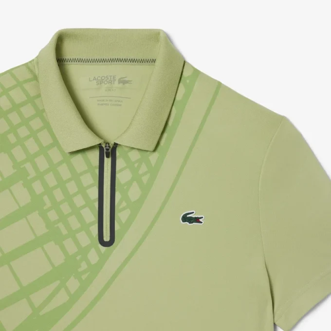 Polo da tennis slim fit stampata Ultra Dry da uomo Polo da tennis slim fit stampata Ultra Dry da uomo