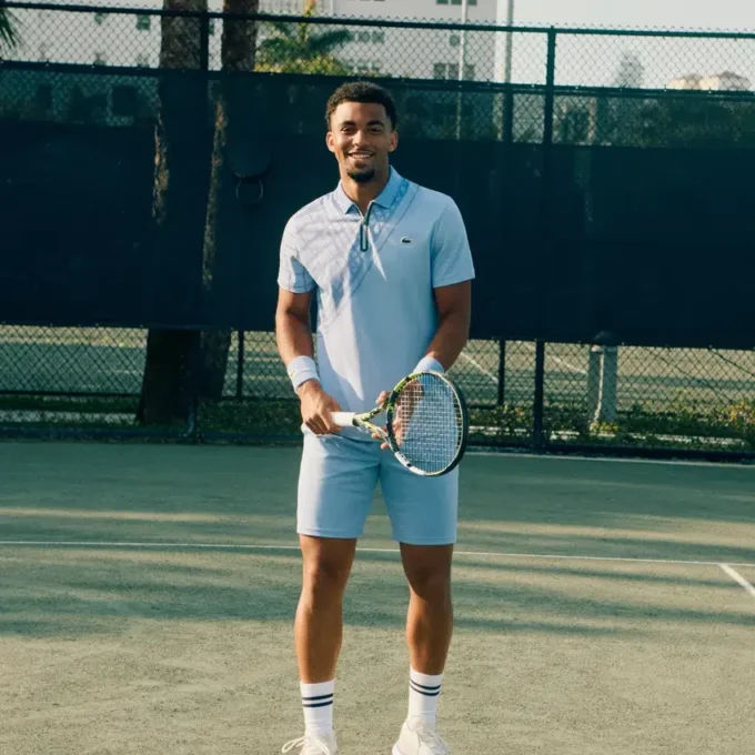 Polo da tennis slim fit stampata Ultra Dry da uomo Polo da tennis slim fit stampata Ultra Dry da uomo