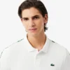 Polo da tennis Ultra Dry con strisce del marchio da uomo Polo da tennis Ultra Dry con strisce del marchio da uomo