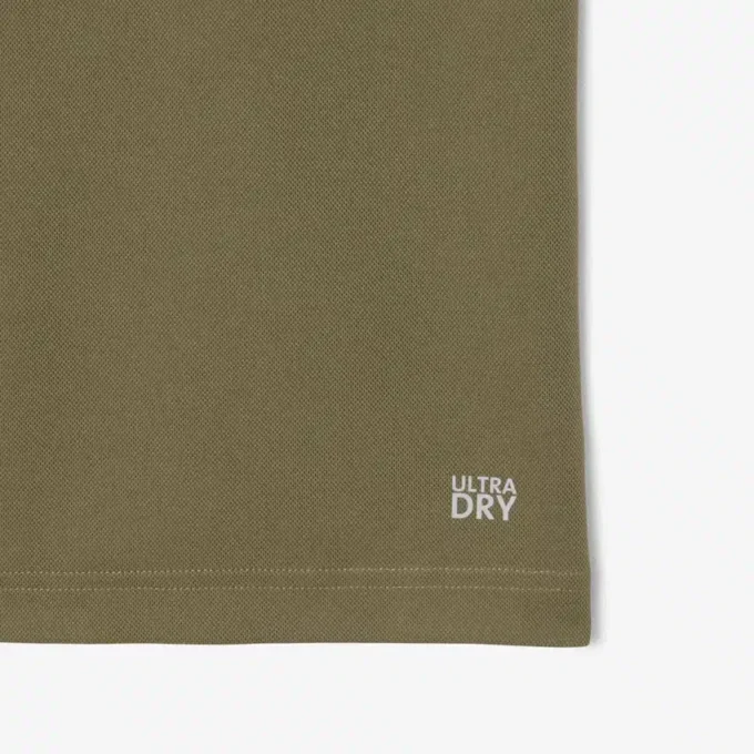 Polo da tennis Ultra Dry con strisce del marchio da uomo Polo da tennis Ultra Dry con strisce del marchio da uomo
