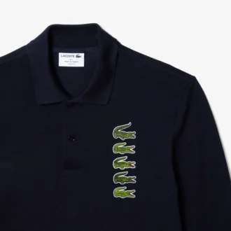 Polo da uomo a maniche lunghe Original L.12.12 Multi Badge