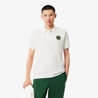 Polo da uomo Classic Fit con badge Petit Piqué