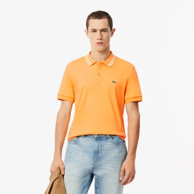 Polo da uomo in cotone Pima, vestibilità regolare Polo da uomo in cotone Pima, vestibilità regolare