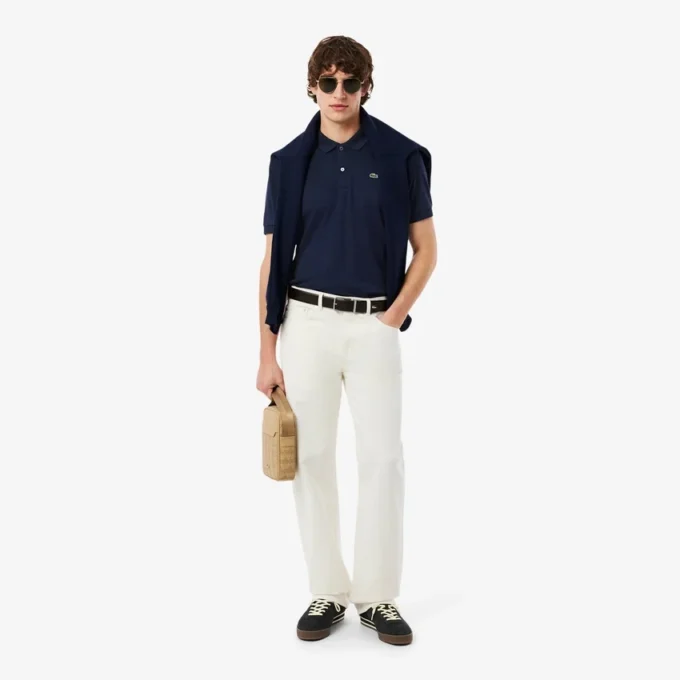 Polo da uomo in cotone Pima, vestibilità regolare Polo da uomo in cotone Pima, vestibilità regolare
