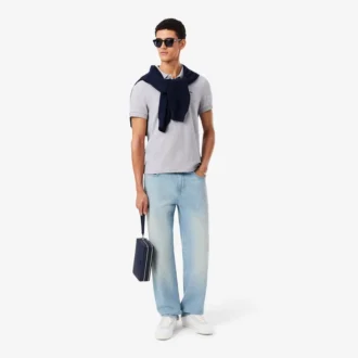 Polo da uomo in cotone Pima, vestibilità regolare
