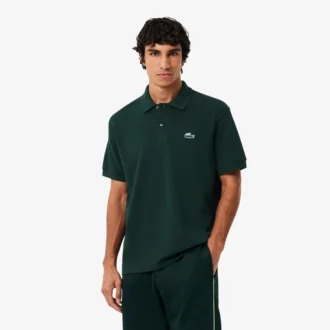 Polo da uomo in piqué con coccodrillo, vestibilità classica