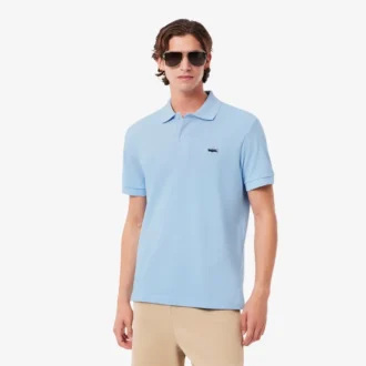 Polo da uomo in piqué con coccodrillo, vestibilità classica