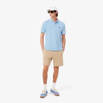 Polo da uomo in piqué con coccodrillo, vestibilità classica