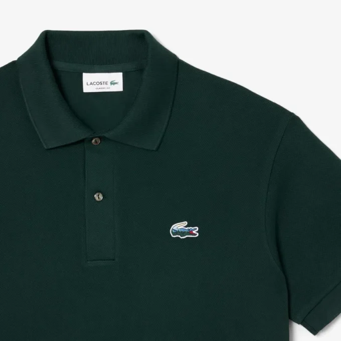 Polo da uomo in piqué con coccodrillo, vestibilità classica Polo da uomo in piqué con coccodrillo, vestibilità classica