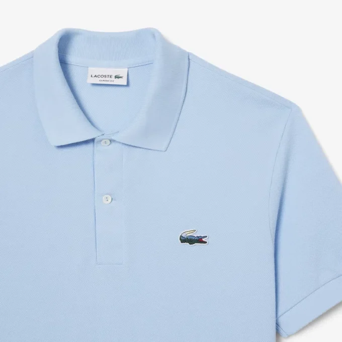 Polo da uomo in piqué con coccodrillo, vestibilità classica Polo da uomo in piqué con coccodrillo, vestibilità classica