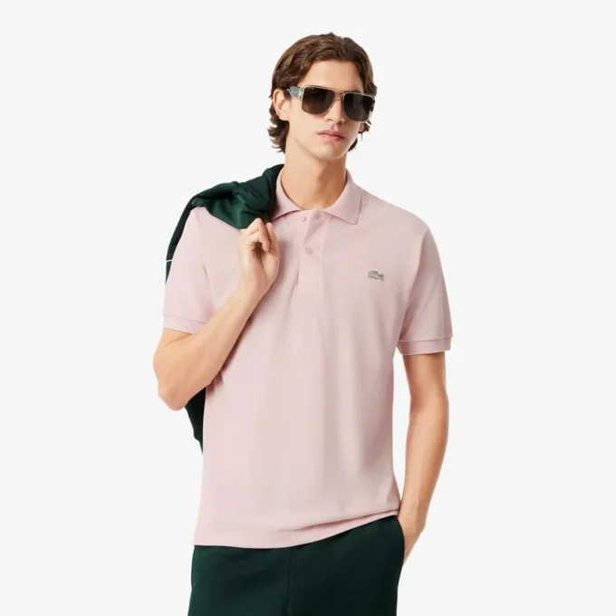 Polo da uomo in piqué con dettagli ricamati e vestibilità classica Polo da uomo in piqué con dettagli ricamati e vestibilità classica