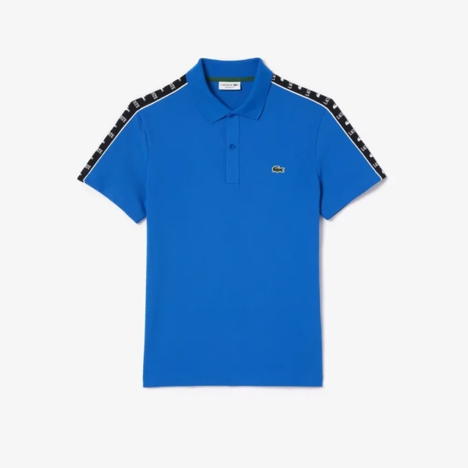 Polo da uomo in tessuto elasticizzato Mini Piqua, vestibilità regolare Polo da uomo in tessuto elasticizzato Mini Piqua, vestibilità regolare