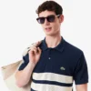 Polo da uomo L.12.12 a righe larghe, vestibilità classica Polo da uomo L.12.12 a righe larghe, vestibilità classica