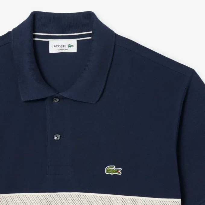 Polo da uomo L.12.12 a righe larghe, vestibilità classica Polo da uomo L.12.12 a righe larghe, vestibilità classica