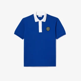 Polo da uomo L.12.12 con badge, vestibilità classica