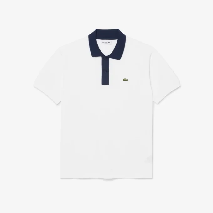 Polo da uomo L.12.12 con collo a contrasto e vestibilità classica Polo da uomo L.12.12 con collo a contrasto e vestibilità classica