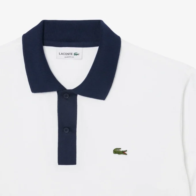 Polo da uomo L.12.12 con collo a contrasto e vestibilità classica Polo da uomo L.12.12 con collo a contrasto e vestibilità classica