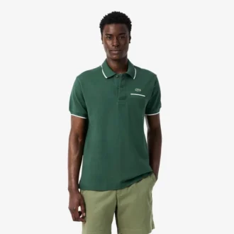 Polo da uomo L.12.12 con taschino e vestibilità classica