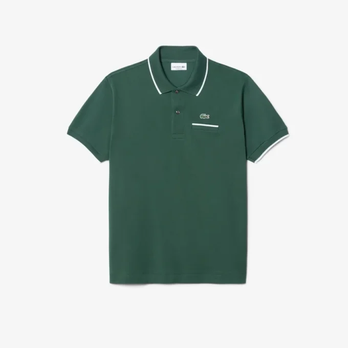 Polo da uomo L.12.12 con taschino e vestibilità classica Polo da uomo L.12.12 con taschino e vestibilità classica