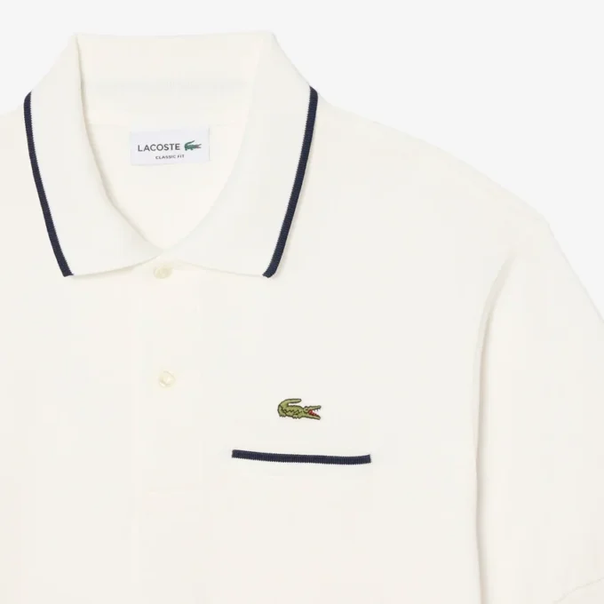 Polo da uomo L.12.12 con taschino e vestibilità classica Polo da uomo L.12.12 con taschino e vestibilità classica