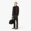 Polo da uomo Made in France con colletto a righe e vestibilità classica Polo da uomo Made in France con colletto a righe e vestibilità classica
