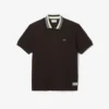 Polo da uomo Made in France con colletto a righe e vestibilità classica Polo da uomo Made in France con colletto a righe e vestibilità classica