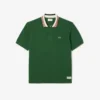 Polo da uomo Made in France con colletto a righe e vestibilità classica Polo da uomo Made in France con colletto a righe e vestibilità classica