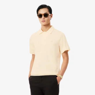 Polo da uomo Paris Classic Fit con collo aperto e ricamo Polo da uomo Paris Classic Fit con collo aperto e ricamo