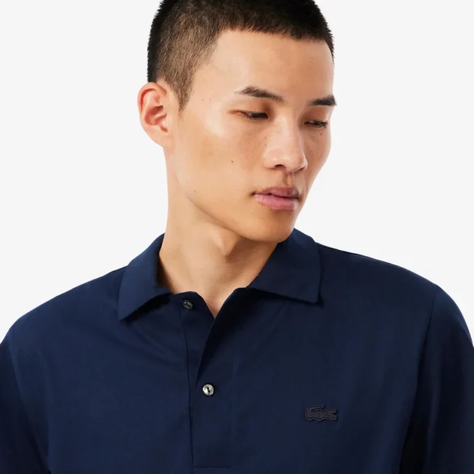 Polo da uomo Paris Classic Fit con collo aperto e ricamo Polo da uomo Paris Classic Fit con collo aperto e ricamo