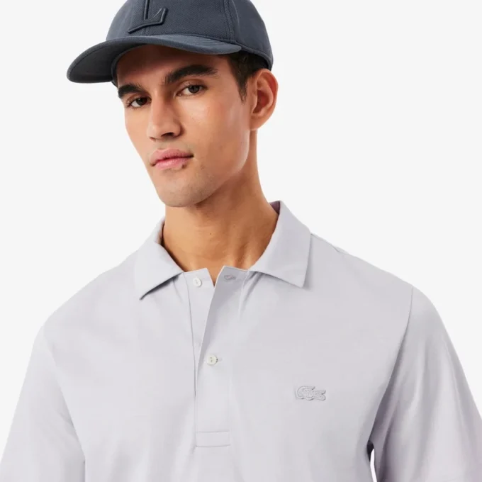 Polo da uomo Paris Classic Fit con collo aperto e ricamo Polo da uomo Paris Classic Fit con collo aperto e ricamo