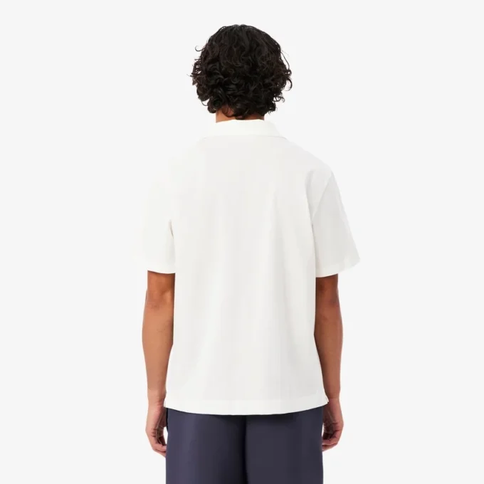 Polo da uomo Paris Classic Fit con collo aperto e ricamo Polo da uomo Paris Classic Fit con collo aperto e ricamo
