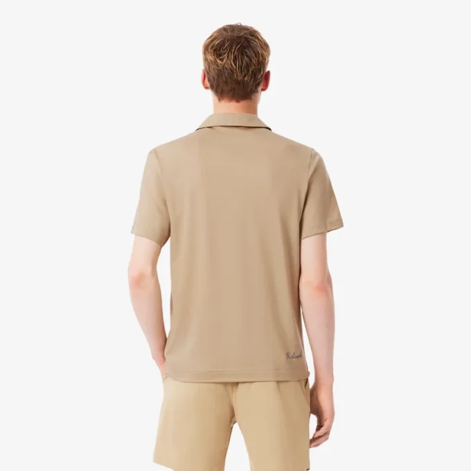 Polo da uomo Paris Classic Fit con collo aperto e ricamo Polo da uomo Paris Classic Fit con collo aperto e ricamo