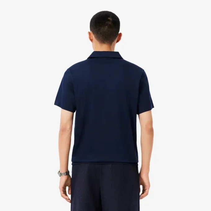 Polo da uomo Paris Classic Fit con collo aperto e ricamo Polo da uomo Paris Classic Fit con collo aperto e ricamo