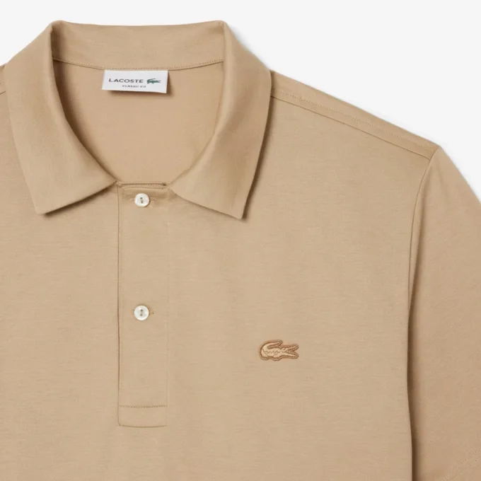 Polo da uomo Paris Classic Fit con collo aperto e ricamo Polo da uomo Paris Classic Fit con collo aperto e ricamo