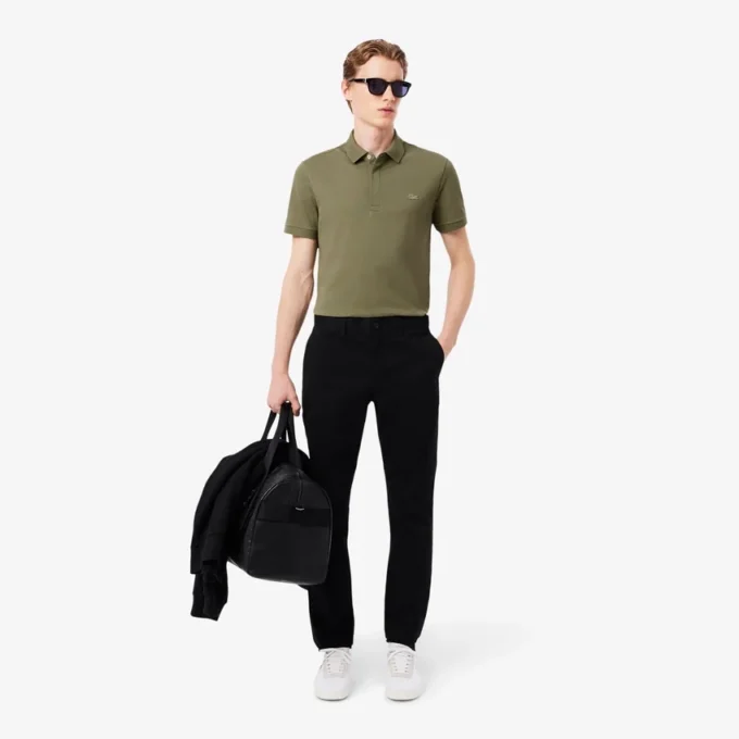 Polo da uomo Paris Stretch Piqua, vestibilità regolare