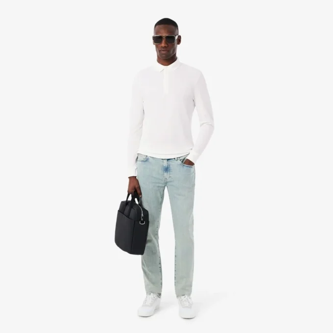 Polo da uomo Paris Stretch Piqua, vestibilità regolare