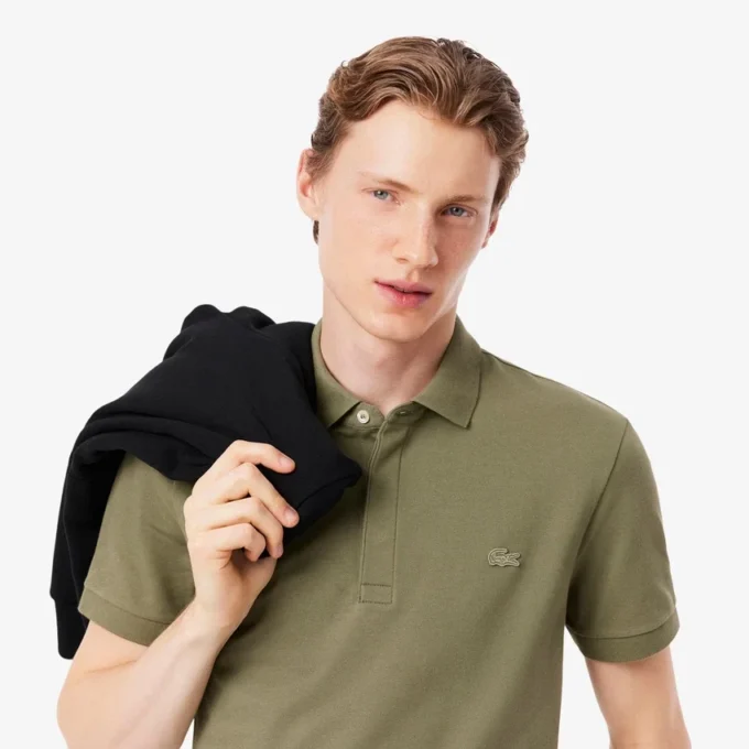 Polo da uomo Paris Stretch Piqua, vestibilità regolare