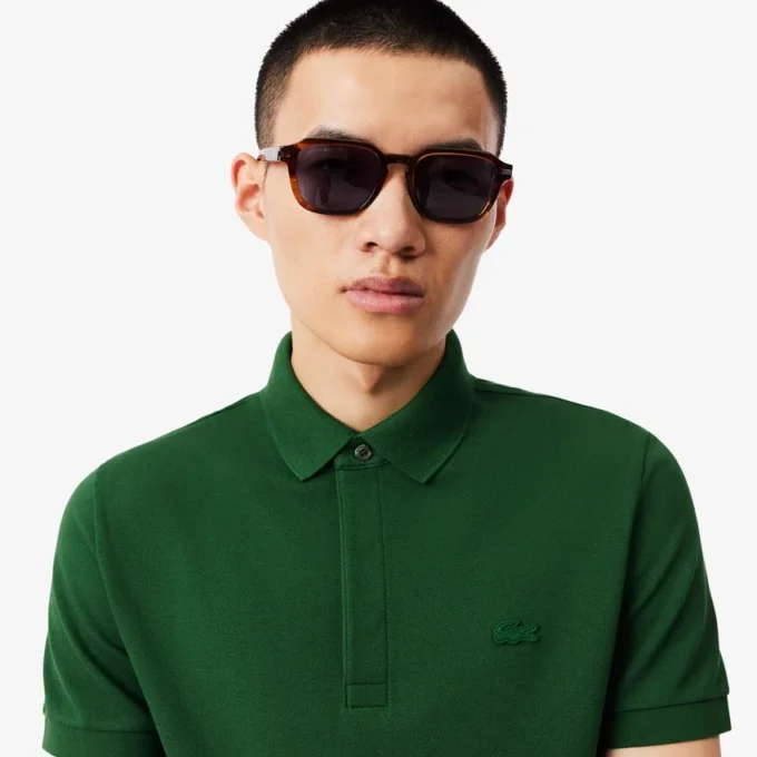 Polo da uomo Paris Stretch Piqua, vestibilità regolare Polo da uomo Paris Stretch Piqua, vestibilità regolare