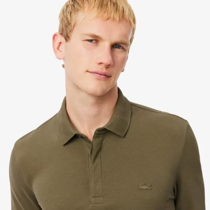 Polo da uomo Paris Stretch Piqua, vestibilità regolare Polo da uomo Paris Stretch Piqua, vestibilità regolare