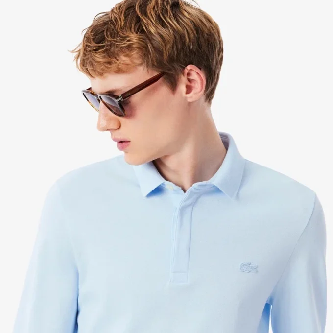 Polo da uomo Paris Stretch Piqua, vestibilità regolare Polo da uomo Paris Stretch Piqua, vestibilità regolare