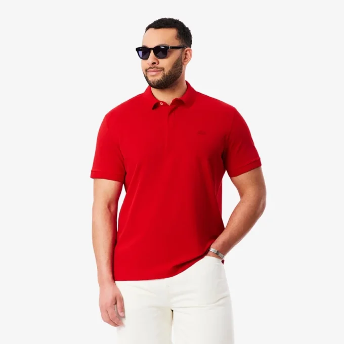 Polo da uomo Paris Stretch Piqua, vestibilità regolare