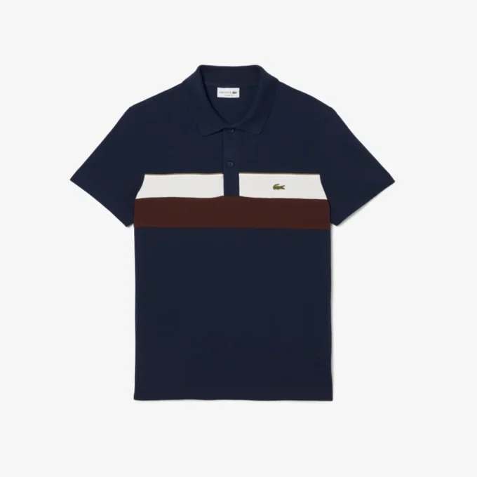 Polo da uomo Regular Fit Colorblock Petit Piqué Polo da uomo Regular Fit Colorblock Petit Piqué