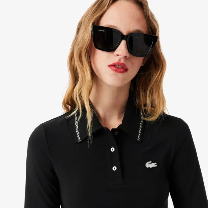 Polo Diamanta Pop L.12.12 Slim Fit da donna Polo Diamanta Pop L.12.12 Slim Fit da donna