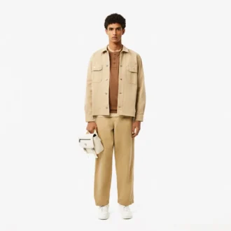 Polo Henley da uomo a maniche lunghe