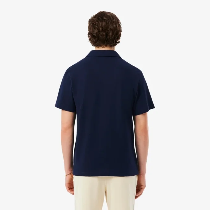 Polo in cotone e lino dalla vestibilità classica Polo in cotone e lino dalla vestibilità classica