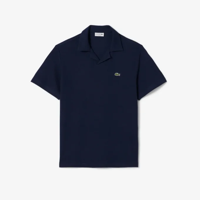 Polo in cotone e lino dalla vestibilità classica Polo in cotone e lino dalla vestibilità classica