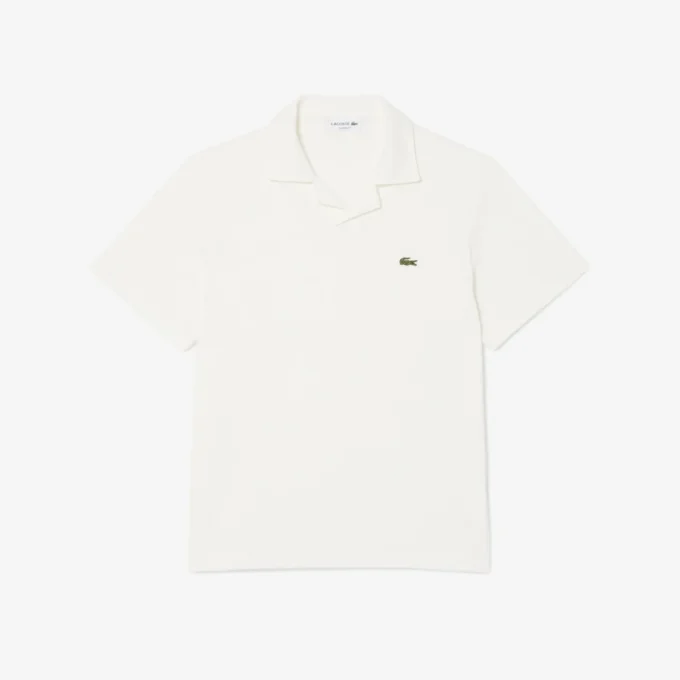 Polo in cotone e lino dalla vestibilità classica Polo in cotone e lino dalla vestibilità classica